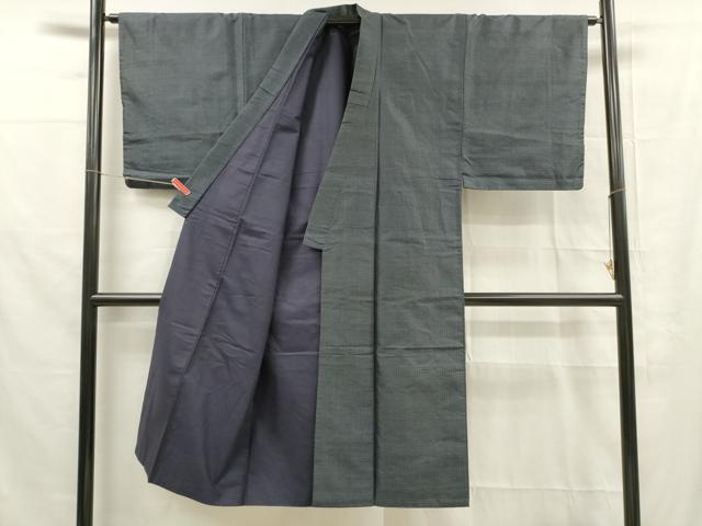 平和屋着物■男性 本場大島紬 アンサンブル 60亀甲 総詰め 正絹 逸品 DABD6587cm