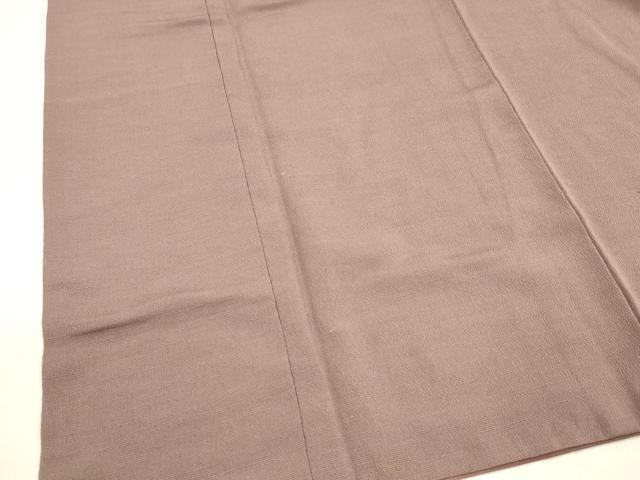 平和屋着物■上質な紬 京紫色 正絹 逸品 DABD6626cm