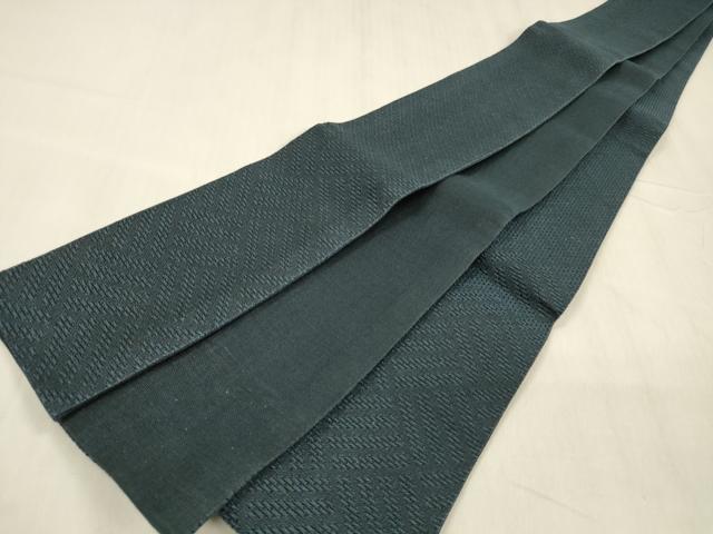 平和屋着物*夏物 男性 角帯 抽象文様 濃藍色 麻 逸品 DABD6707cm