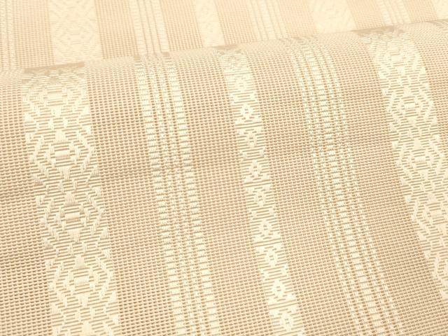 平和屋着物*夏物 本場筑前博多織 八寸名古屋帯 紗献上 虹色 正絹 逸品 DABD6735cm