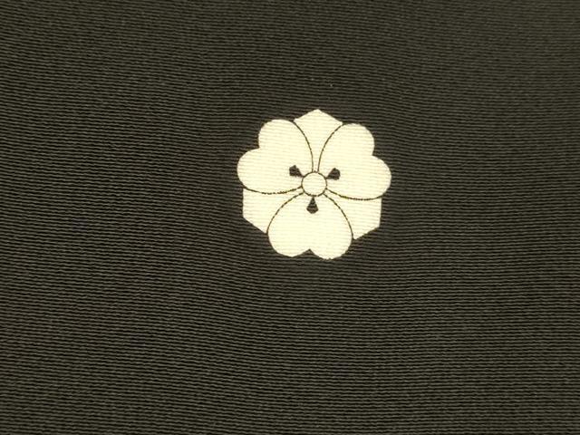 平和屋着物■豪華黒留袖 作家物 駒刺繍 地紙花文 金彩 ロング丈 正絹 逸品 DABD6842cm