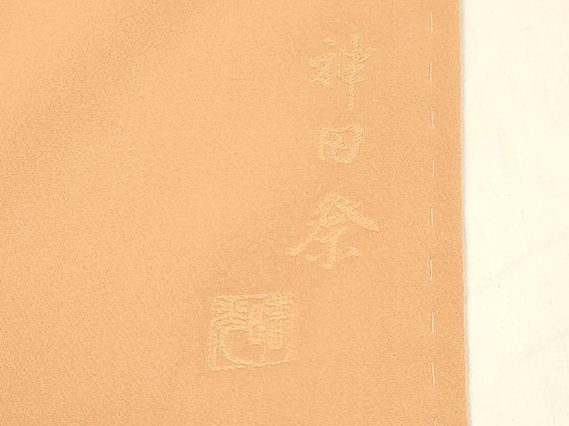 平和屋着物■豪華色留袖 作家物 神田祭 深支子色 正絹 逸品 DABD6847cm
