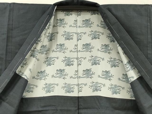 平和屋着物■男性 本場大島紬 アンサンブル 100亀甲 総詰め 正絹 逸品 未使用 DABD6851cm