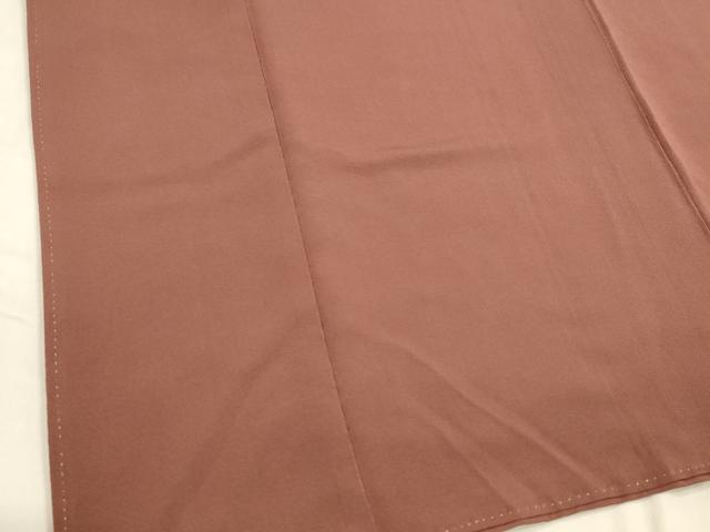 平和屋着物■上質な色無地 蘇芳色 正絹 逸品 DABD6856cm