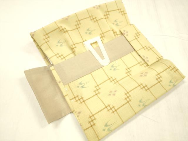 平和屋着物*夏物 つけ帯 琉球絣文様 DABD6912cm