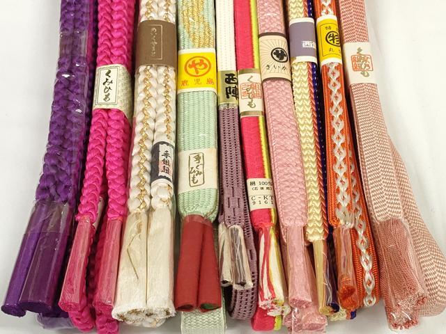 平和屋着物●和装小物 帯締め10本セット 礼装用 西陣 組紐 高麗組 笹浪組 金糸 めいくやまと 西武扱い 逸品 未使用 DABD7094zzz