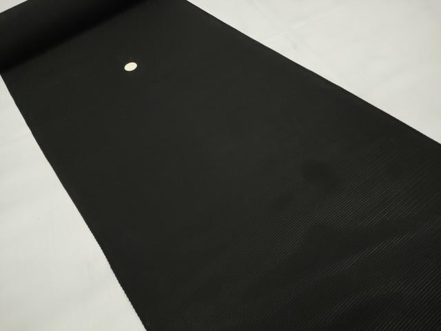 平和屋着物*夏物 黒紋付 黒反物 着尺 絽 五泉 深泥黒 逸品 未使用 DABD7184zzz