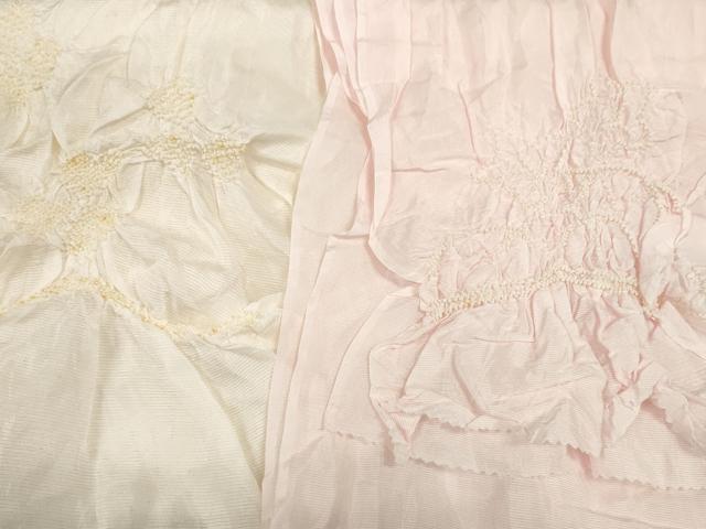 平和屋着物*夏物 和装小物 帯揚げ10枚セット 絽 柄絞り 桔梗 芒 銀彩 全て正絹 逸品 DABD7287zzz