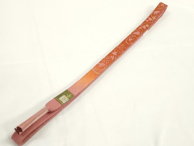 平和屋着物●和装小物 帯締め・帯揚げセット 霞花文 金彩 高麗組 逸品 未使用 DABD7292zzz
