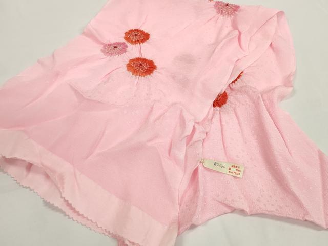 平和屋着物●和装小物 帯締め・帯揚げセット 柄絞り 舞花文 銀糸 逸品 未使用 DABD7305zzz
