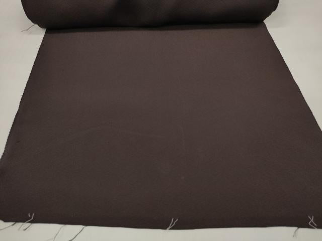 平和屋着物▼色無地 解き反物 着尺 八掛付き 黒鳶色 逸品 DABD7319zzz