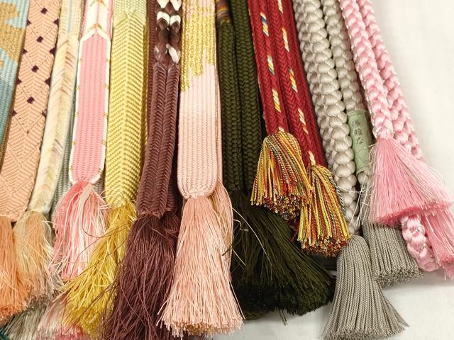 平和屋着物●和装小物 帯締め20本セット 高麗組 笹浪組 冠組 丸組 大和組 金銀糸 逸品 DABD7504zzz