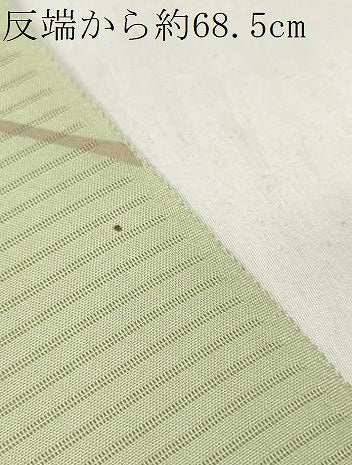 平和屋着物*夏物 小紋 反物 着尺 絽 五泉 朝顔 アサガオ 逸品 未使用 DABD7551zzz