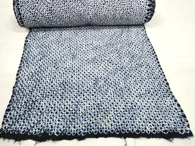 平和屋着物*夏物 有松鳴海絞り 浴衣 反物 着尺 三浦絞り 綿 逸品 未使用 DABD7609zzz