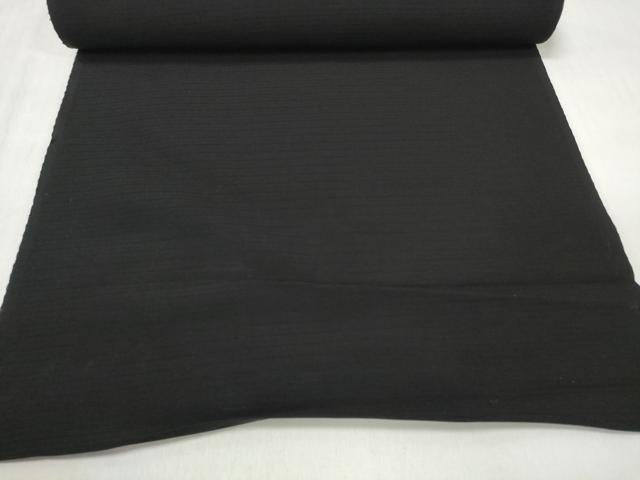 平和屋着物*夏物 名古屋帯 帯反物 絽 手描き 遠山風景文 黒地 未使用 DABD7714zzz