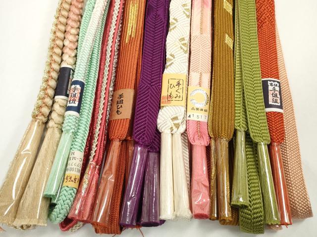 平和屋着物●和装小物 帯締め10本セット 礼装用 組紐 高麗組 笹浪組 唐組 金銀糸 逸品 未使用 DABD7920zzz