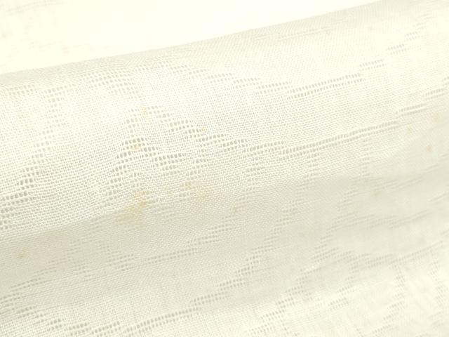 平和屋着物*夏物 長襦袢 反物 着尺 青海波楓紋紗 麻 逸品 未使用 DABD7923zzz