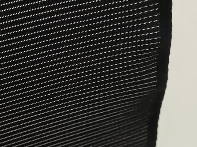平和屋着物*夏物 黒紋付 黒反物 着尺 駒絽 五泉 憲法染 檳榔子 神路黒 逸品 未使用 DABD7931zzz