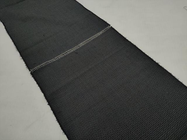 平和屋着物▼お召 解き反物 着尺 120亀甲 総詰め 逸品 DABD7954zzz