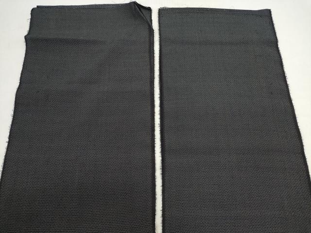 平和屋着物▼お召 解き反物 着尺 120亀甲 総詰め 逸品 DABD7954zzz