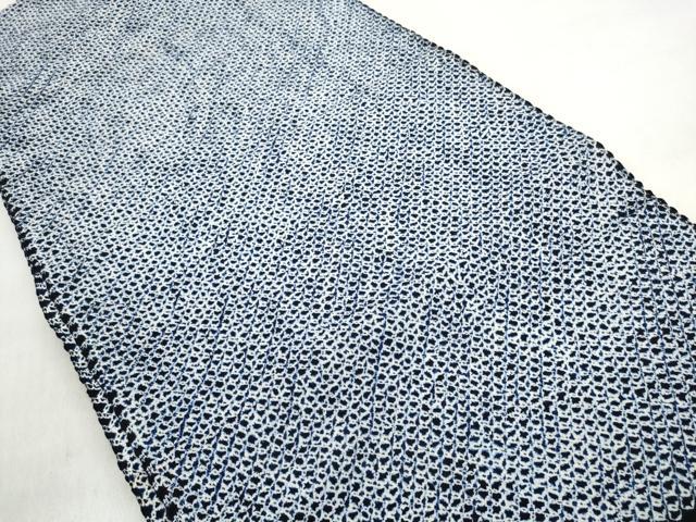 平和屋着物*夏物 有松鳴海絞り 浴衣 反物 着尺 三浦絞り 綿 逸品 未使用 DABD7977zzz