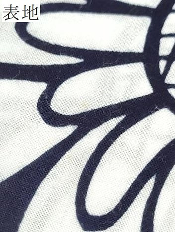 平和屋着物*夏物 竺仙鑑製 浴衣 反物 着尺 向日葵 ひまわり 証紙付き 綿 逸品 未使用 DABD8007zzz