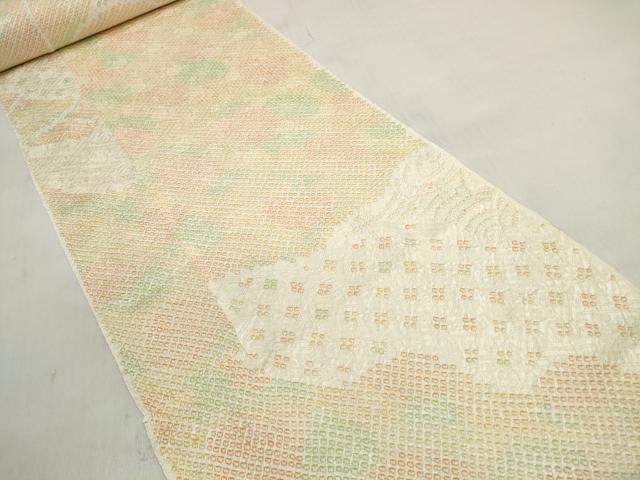 平和屋着物▼羽織・コート 解き反物 羽尺 絞り 霞文 逸品 DABD8053zzz