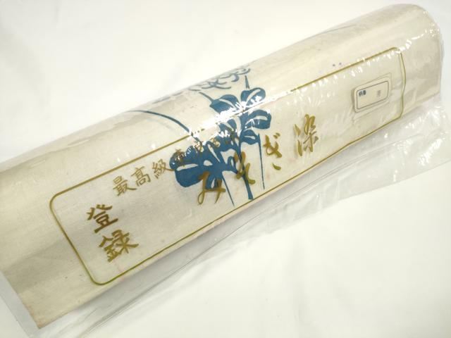 平和屋着物*夏物 浴衣 反物 着尺 みそぎ染 菊 綿 未使用 DABD8117zzz