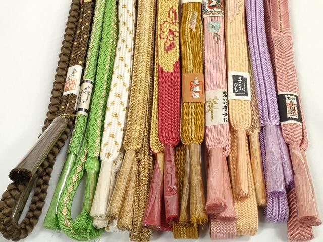 平和屋着物●和装小物 帯締め10本セット 礼装用 組紐 高麗組 笹浪組 金糸 めいくやまと・さが美扱い 逸品 未使用 DABD8131zzz