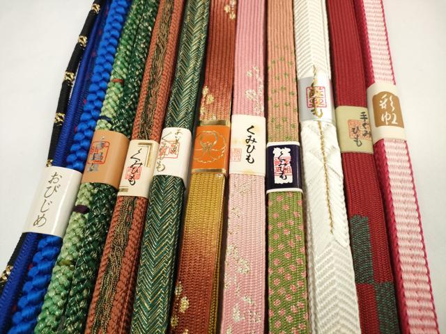 平和屋着物●和装小物 帯締め10本セット 礼装用 手組紐 高麗組 笹浪組 鎌倉組 金糸 逸品 未使用 DABD8133zzz
