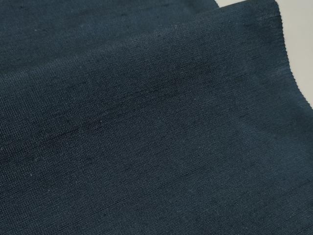 平和屋着物▼男性 羽織・コート 紬 反物 羽尺 紺色 逸品 未使用 DABD8156zzz