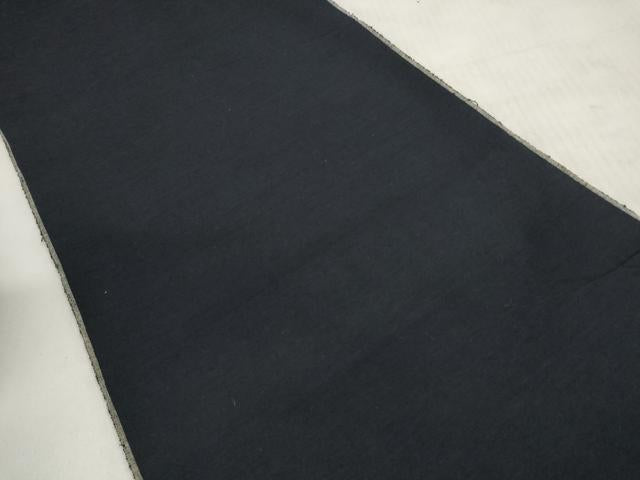 平和屋着物▼男性 紬 反物 着尺 ミッドナイトブルー色 逸品 未使用 DABD8173zzz