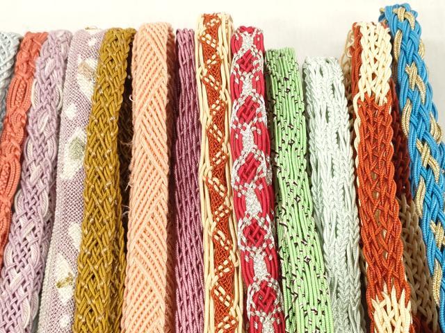 平和屋着物*夏物 和装小物 帯締め20本セット レース織 金銀糸 逸品 DABD8289zzz
