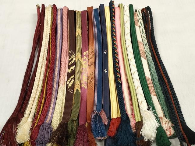 平和屋着物●和装小物 帯締め20本セット 高麗組 観世組 唐組 冠組 大和組 金糸 逸品 DABD8312zzz