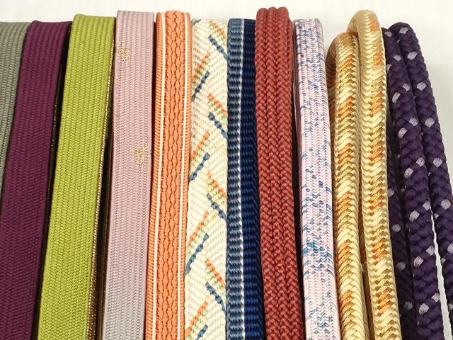 平和屋着物●和装小物 帯締め20本セット あわじ玉 小田巻 高麗組 笹浪組 奈良組 冠組 畝組 金糸 逸品 DABD8313zzz