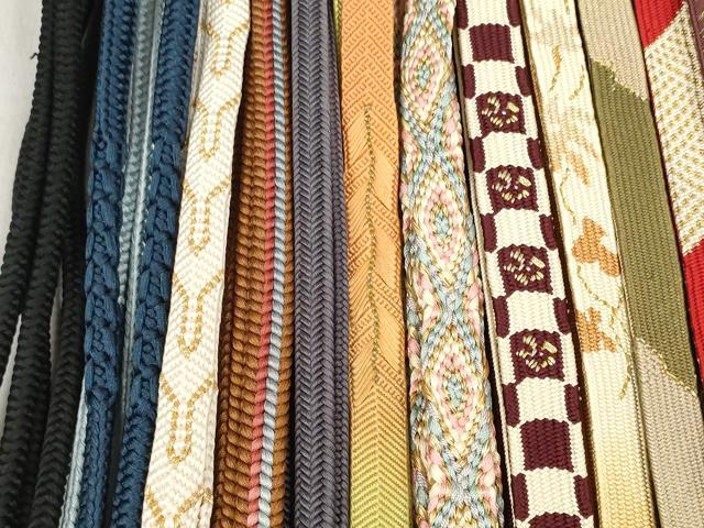 平和屋着物●和装小物 帯締め20本セット あわじ玉 小田巻 高麗組 笹浪組 唐組 冠組 大和組 変わり貝ノ口組 金糸 逸品 DABD8314zzz