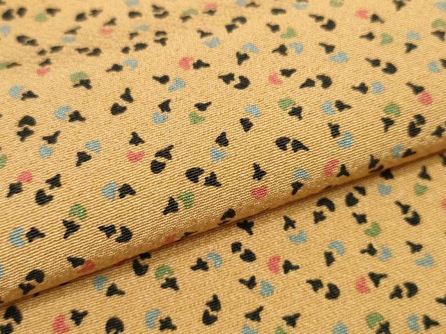 平和屋着物●江戸小紋 反物 着尺 東京染 茄子 ナス 成り物 逸品 未使用 DABD8485zzz