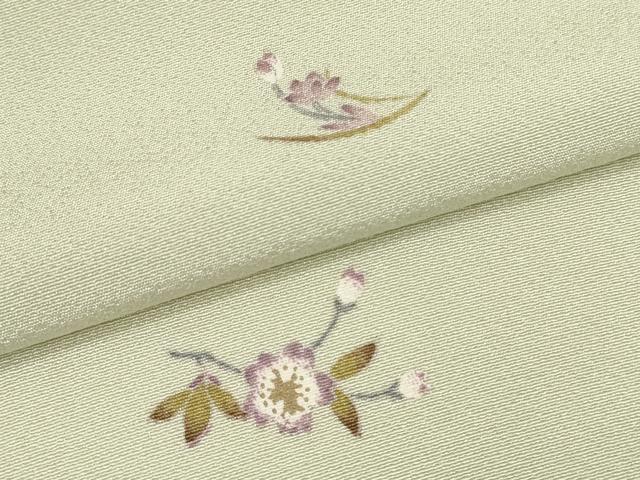 平和屋着物●小紋 反物 着尺 花散らし 逸品 未使用 DABD8512zzz