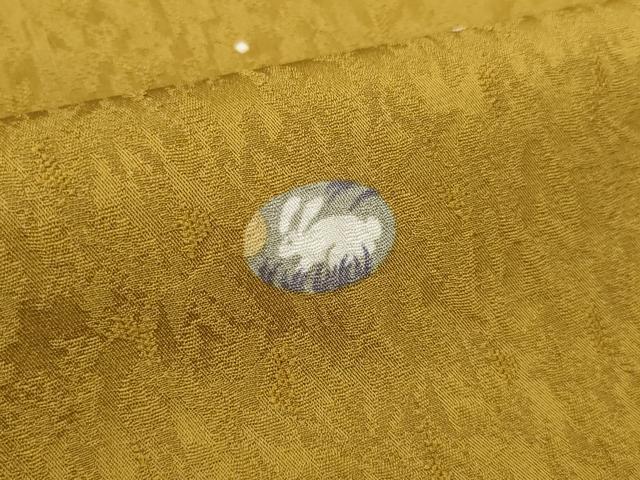 平和屋着物●小紋 反物 着尺 跳兎 丹後ちりめん 逸品 未使用 DABD8547zzz