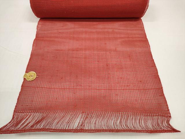 平和屋着物*夏物 西陣 名古屋帯 帯反物 亀甲 証紙付き 逸品 未使用 DABD8632zzz