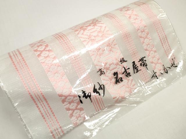 平和屋着物*夏物 名古屋帯 帯反物 博多織 紗献上 未使用 DABD8634zzz