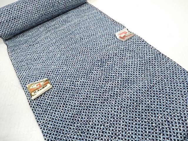 平和屋着物*夏物 浴衣 反物 着尺 リップル生地 堅牢染 天の川絞り 綿 未使用 DABD8808zzz