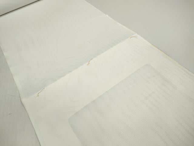平和屋着物*夏物 長襦袢 反物 着尺 駒絽 生成り色 洗える着物 未使用 DABD8831zzz