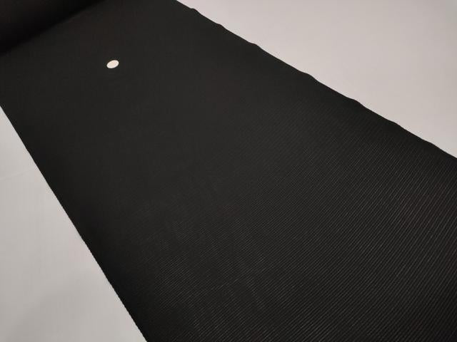 平和屋着物*夏物 黒生地 黒反物 着尺 逸品 駒絽 憲法染 檳榔子 神路黒 未使用 DABD8836zzz
