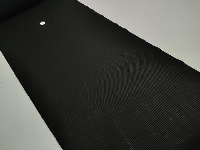 平和屋着物*夏物 黒紋付 黒反物 着尺 駒絽 憲法染 檳榔子 神路黒 逸品 未使用 DABD8847zzz