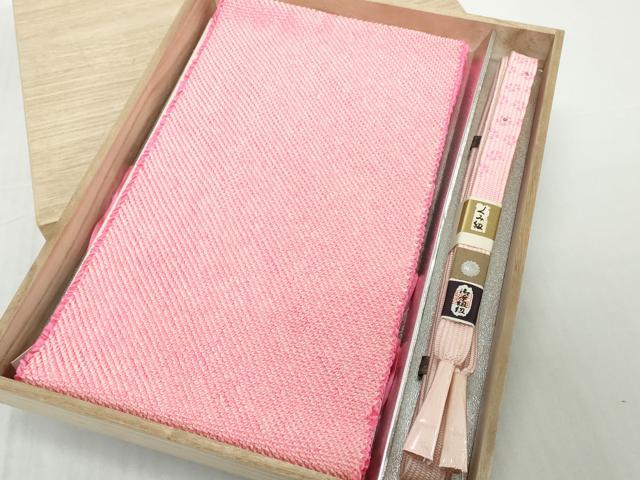 平和屋着物●和装小物 帯締め・帯揚げセット 総絞り 高麗組 金糸 逸品 未使用 DABD8888zzz
