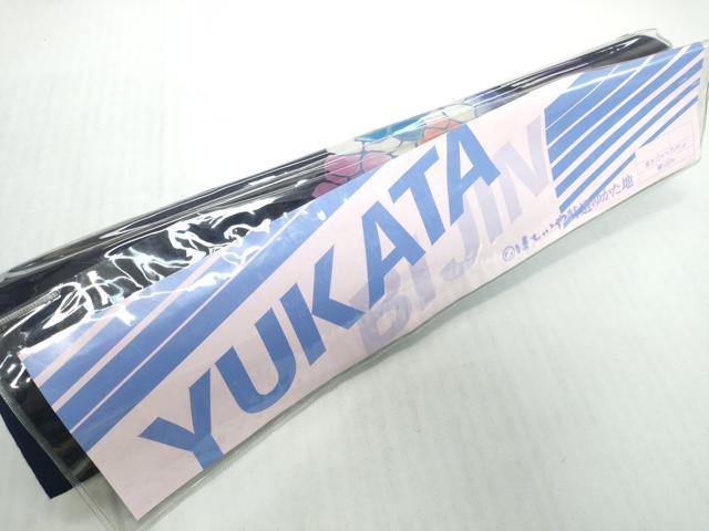 平和屋着物*夏物 浴衣 反物 着尺 注染 団扇 紫陽花 アジサイ ほていや扱い 綿 未使用 DABD8949zzz