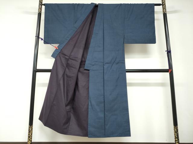 平和屋着物●男性 本場大島紬 長襦袢(袷)セット 100亀甲 総詰め 正絹 逸品 DABD9054ud