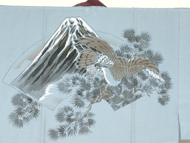 平和屋着物●男性 本場大島紬 長襦袢(袷)セット 100亀甲 総詰め 正絹 逸品 DABD9054ud
