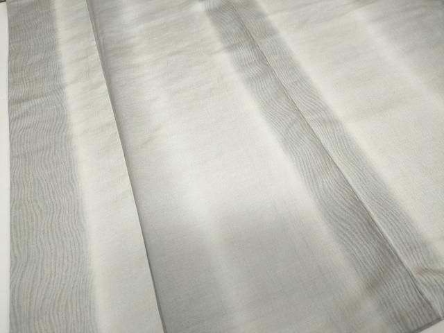 平和屋着物●上質な小紋 作家物 霞文 お召縮緬 正絹 逸品 DABD9134ud